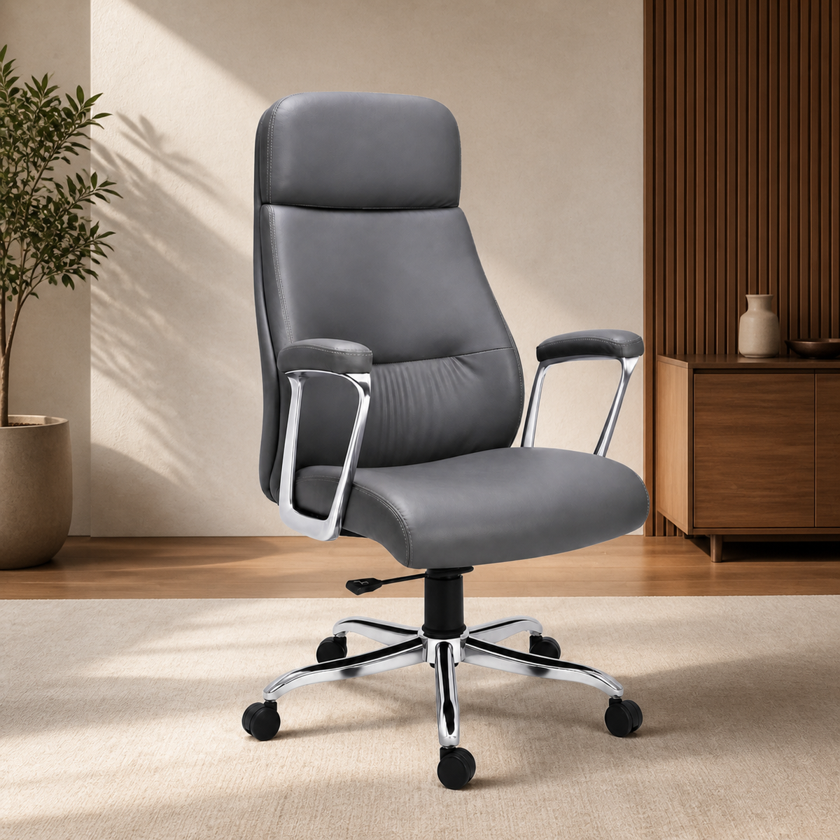 Heeman director chair in a premium warm executive cabin